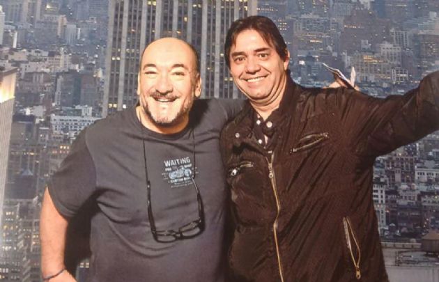Osvaldo Wehbe y “El Bocha” Houriet en Nueva York.