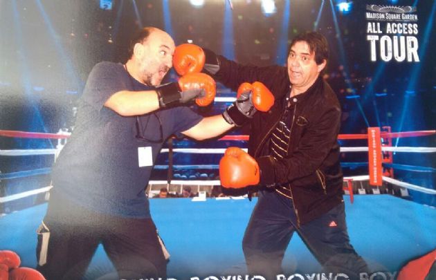 Osvaldo Wehbe y “El Bocha” Houriet en Nueva York.