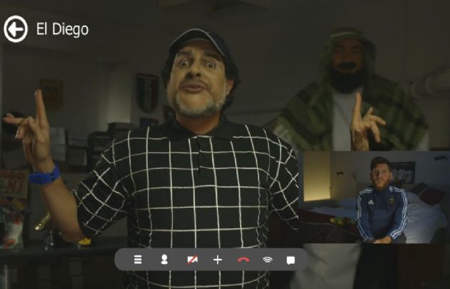 El Diego despertó a Lio antes de la final.