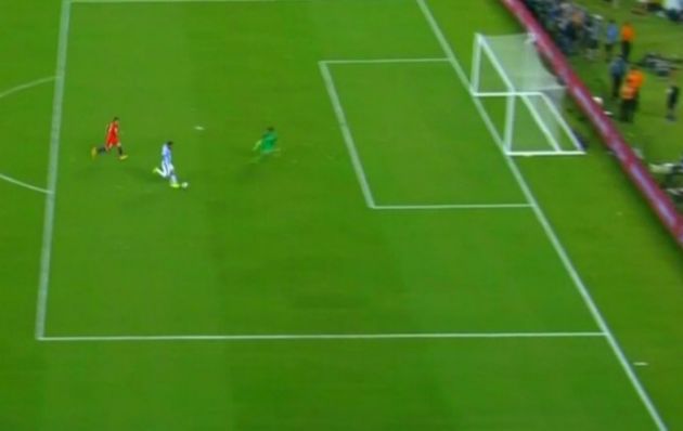 La chance que desperdició Higuaín en la Copa América Centenario.