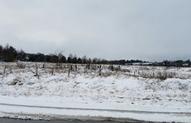 Nieve en Calamuchita.