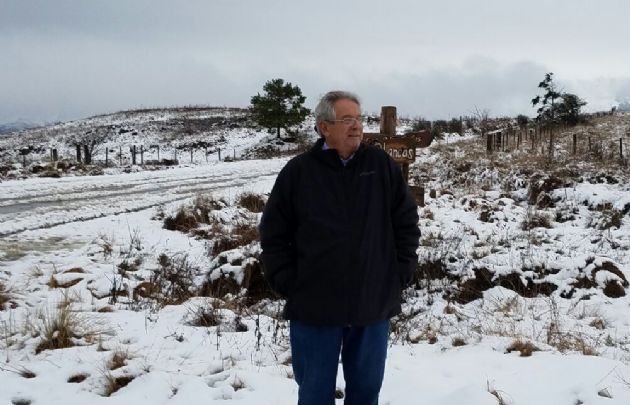 Nieve en Calamuchita.