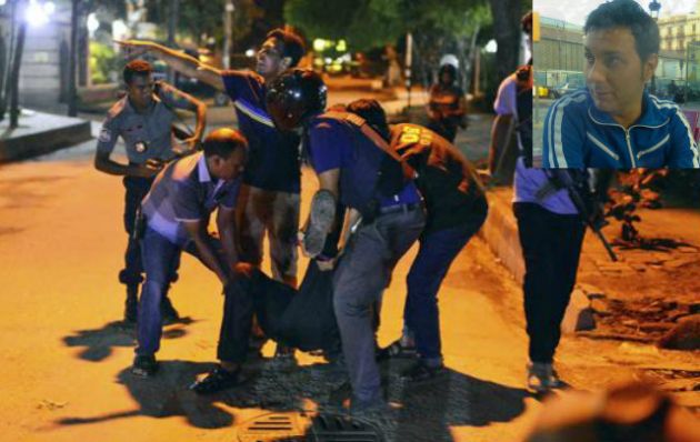 Diego Rossini trabaja como chef del lugar atacado por ISIS.