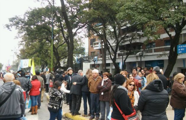 Turistas y tucumanos invadieron las calles.
