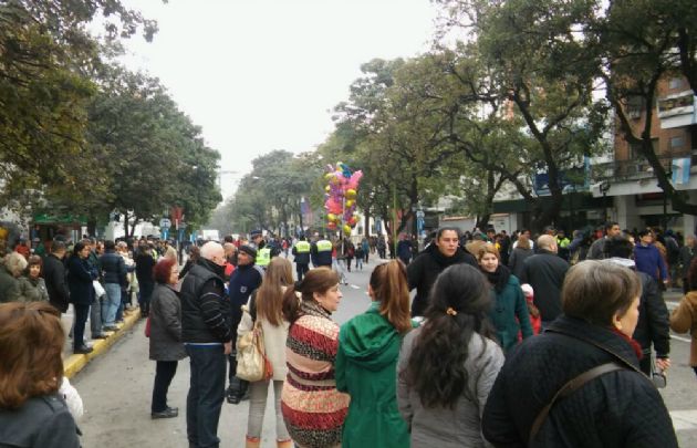 Turistas y tucumanos invadieron las calles.