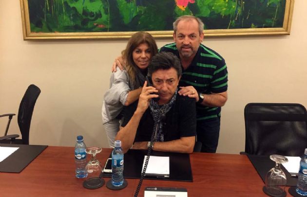 Juan Bau, Jeanette y Ángel Martín, juntos en Costa Rica.