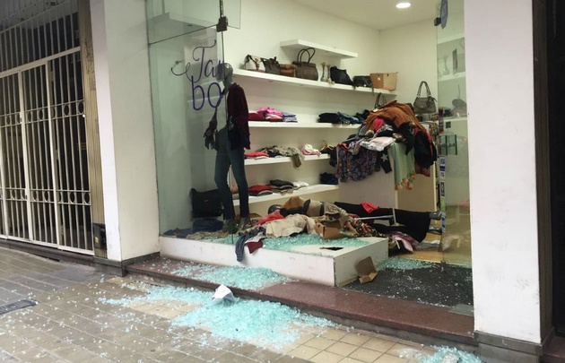 Pese a la ruptura de la vidriera, se recuperó lo robado.