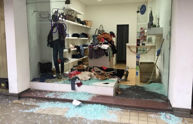 Pese a la ruptura de la vidriera, se recuperó lo robado.