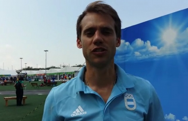Facundo Callioni dedicó el oro a la Argentina.