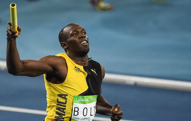 Usain Bolt logró el oro en el relevo 4x100.