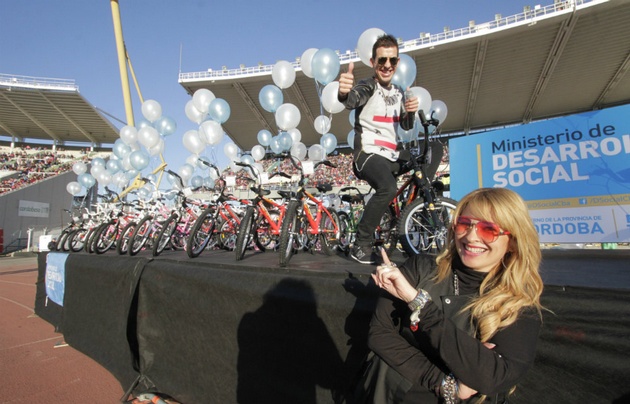 Los premios, antes de los sorteos.