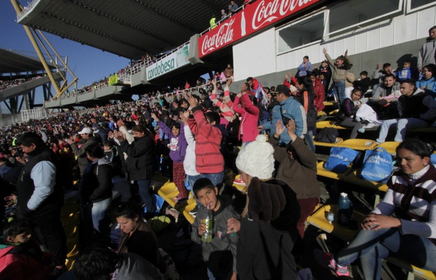 Gran marco de público desde temprano.