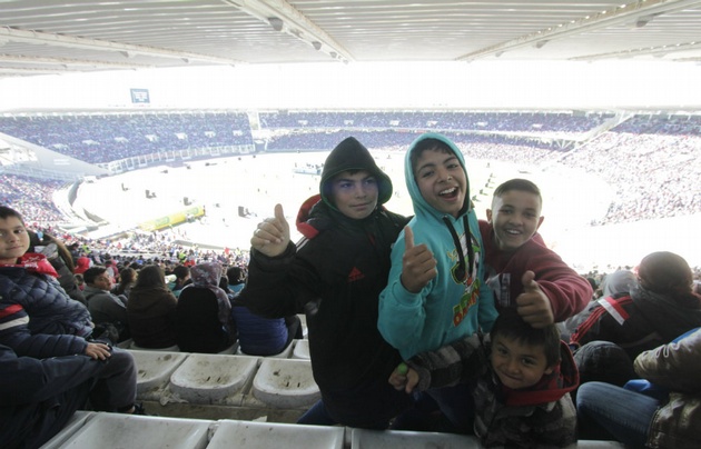 El Kempes, repleto con la fiesta del Día del Niño.