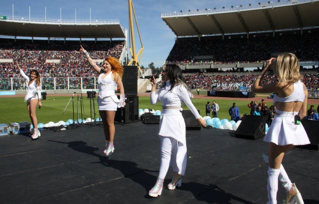 Bandana presentó un show internacional. 