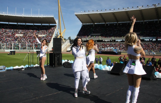 Bandana presentó un show internacional. 