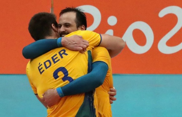 Brasil ganó la medalla de oro en vóley masculino.