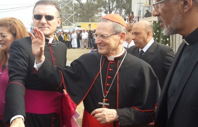 El Cardenal Amato en la beatificación de la Mama Antula.