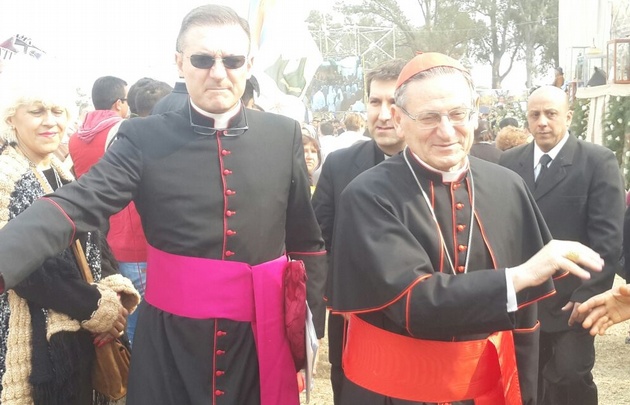 El Cardenal Amato en la beatificación de la Mama Antula.