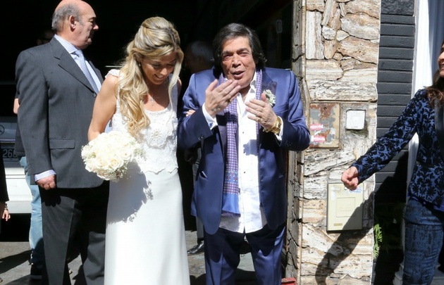 Cacho Castaña dio el sí por tercera vez.