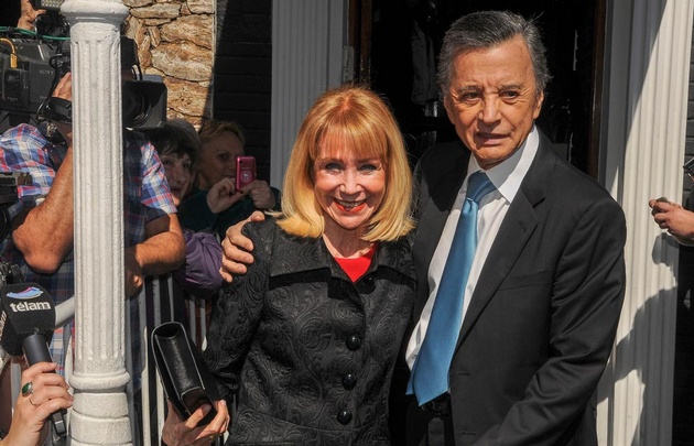 Cacho Castaña se casó por tercera vez a los 74 años.