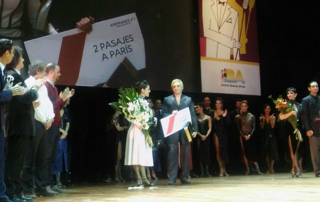 La pareja de Hugo Mastrolorenzo y Agustina Vignau fue la ganadora.