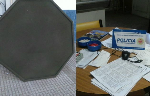La Policía secuestró distintos elementos del lugar.