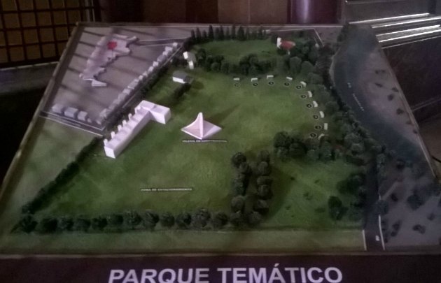 El parque tendrá 10 postas y una iglesia. 