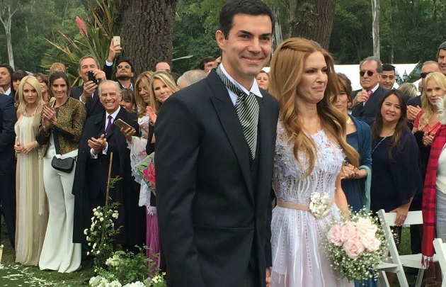 Macedo y Urtubey, en una boda de ensueño.