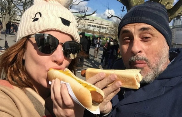 Jorge Rial y Agustina Kämpfer, reconciliados.
