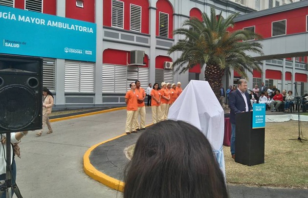 El Tránsito Cáceres, además, inauguró la primera sala de cirugía ambulatoria.