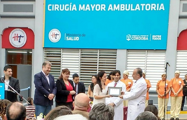 El Tránsito Cáceres, además, inauguró la primera sala de cirugía ambulatoria.