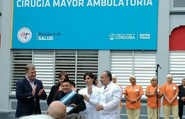 El Tránsito Cáceres, además, inauguró la primera sala de cirugía ambulatoria.