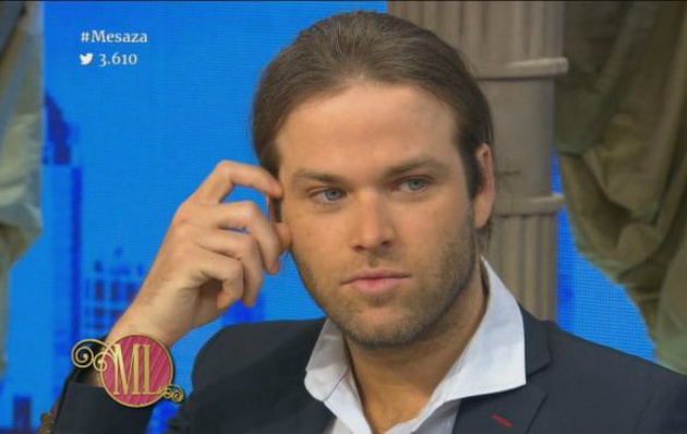 Benjamín Amadeo en la mesa de Mirtha Legrand.