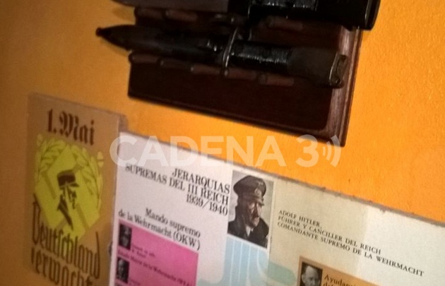 Hallan un arsenal nazi en Santa Fe.