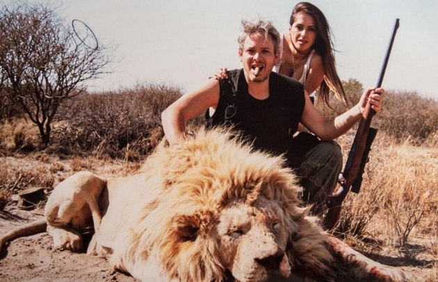 Matías Garfunkel y Victoria Vanucci de cacería por África