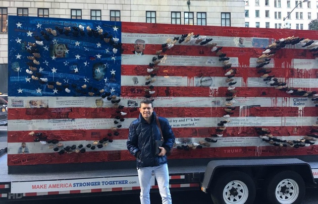 El periodista Pablo Rossi cubre las elecciones desde Nueva York. 