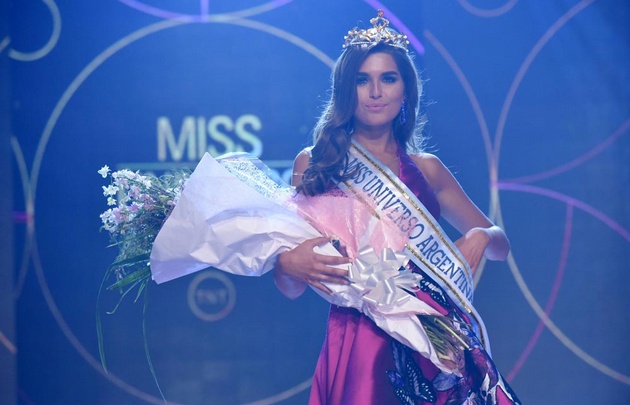 Estefanía Bernal ganó el concurso de Miss Universo Argentina.