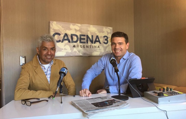 El productor Carlos Catire y Pablo Rossi en Nueva York.