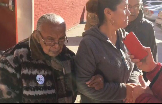 A sus 91 años, Hilda concurrió a votar.