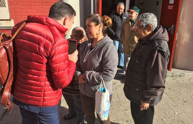 Gran afluencia de latinos a las urnas.
