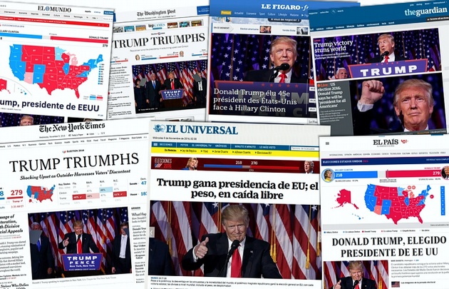 Los medios del mundo hablan de la histórica elección.