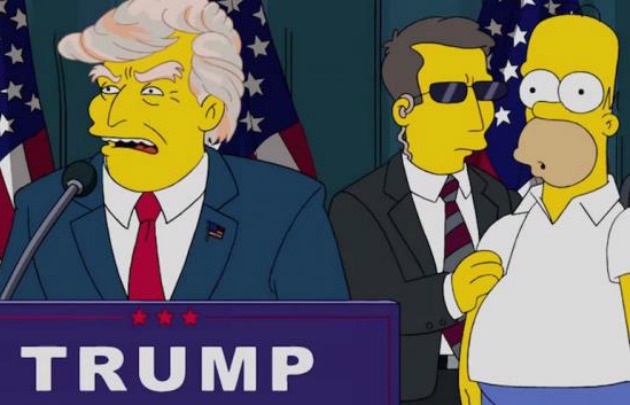 Los Simpsons predijeron que Donald Trump iba a ser presidente.