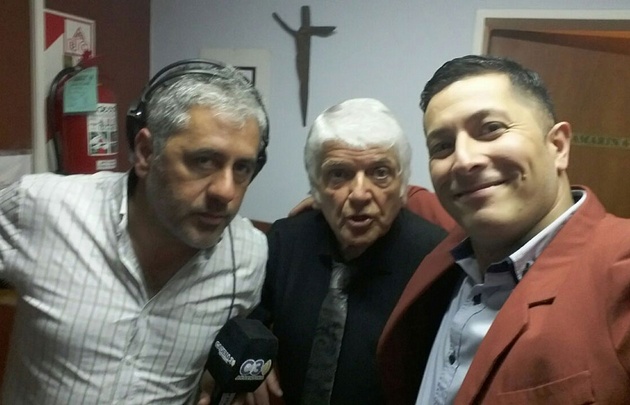 Pablo Cristino junto al Osvaldo Piro.