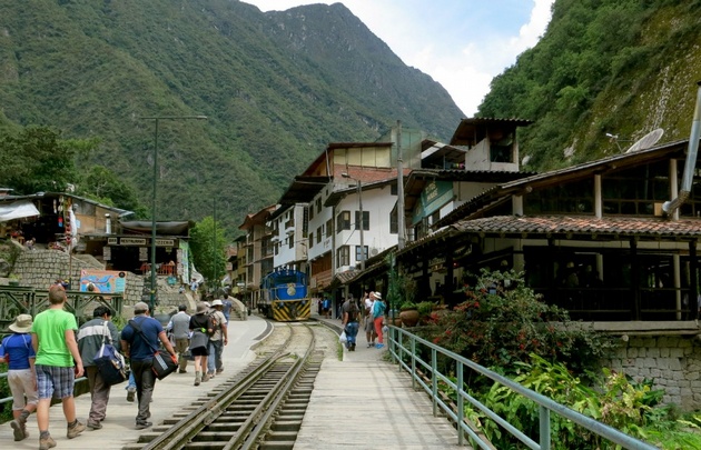 Por la protesta, los trenes no llegan a Aguas Calientes.