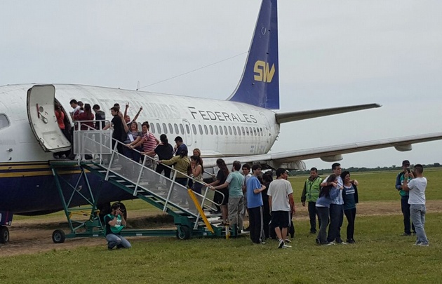 Simulacro de accidente en el Aeropuerto Córdoba.
