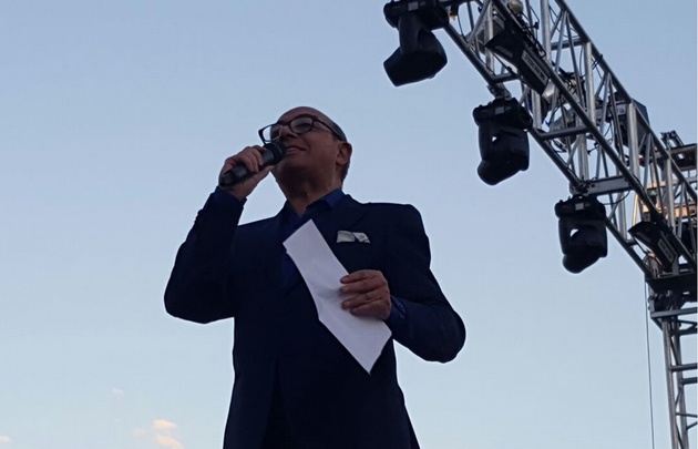 Mario Pereyra abrió los festejos por los 32 años de Juntos.