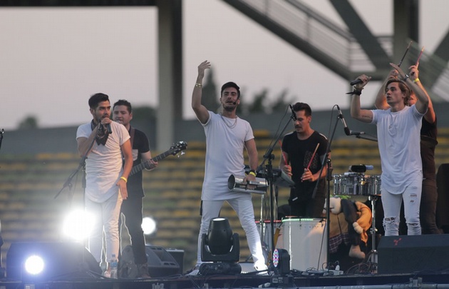 Kawen, en la fiesta por los 32 años de Juntos.