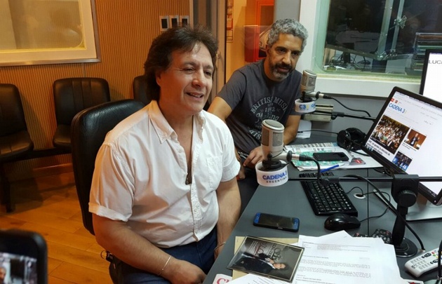 Fernando Bladys en su visita a Juntos.