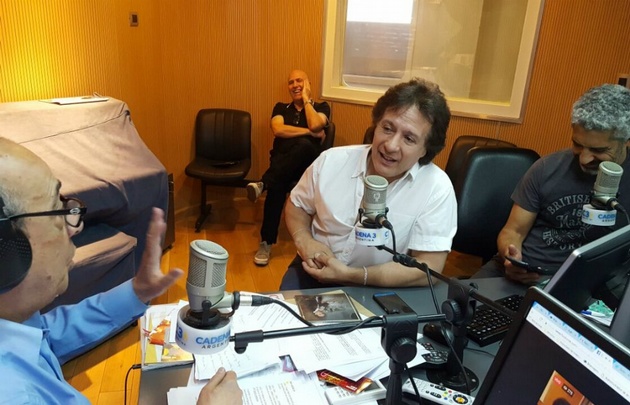 Fernando Bladys en su visita a Juntos.