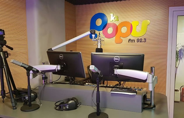 Los nuevos estudios de Radio Popular.